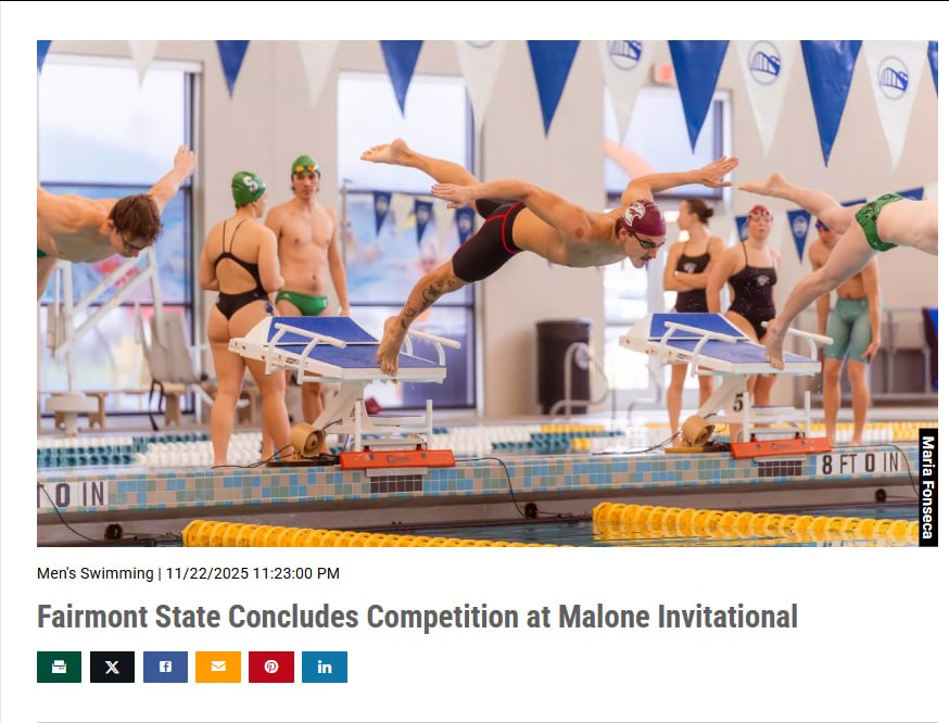 Fairmont State на турнире Malone Invitational